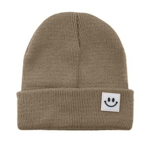 Smiley Beanie, Coffee